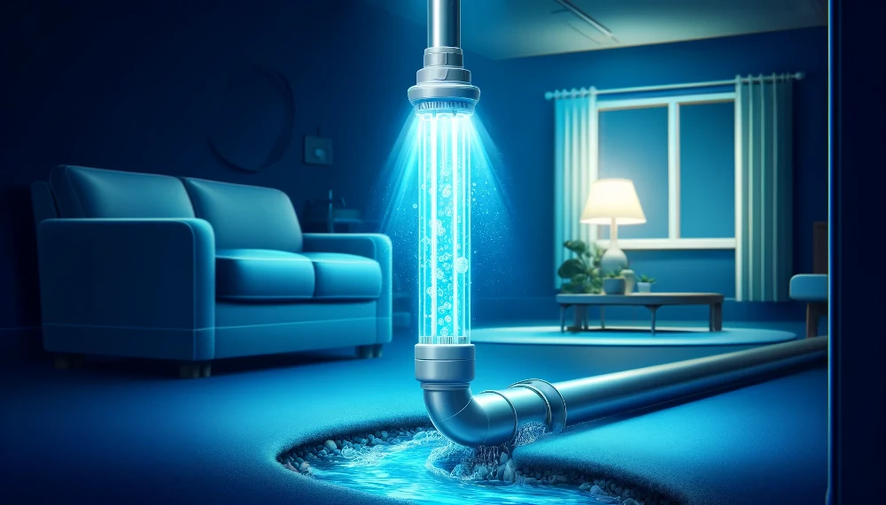 germicidal lamp for water purification